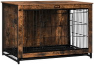 Songmics Dog Crate Vasagle Kalira 98cm, Brown-Black - Dog Cage