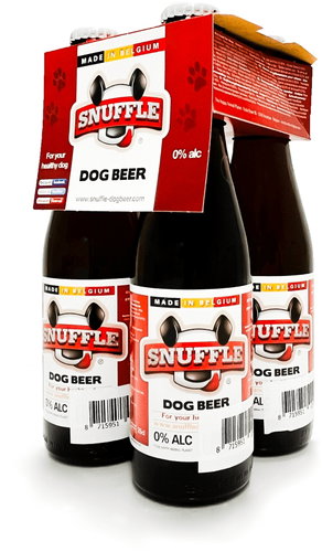 Snuffle Dog Beer 250ml Pack 3 + 1 - Dog Treats - Main image