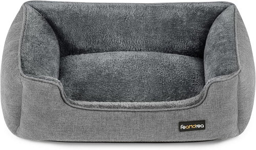 Feandrea Dog Bed Alexis 70 × 55cm Grey - Pet Bed - Main image