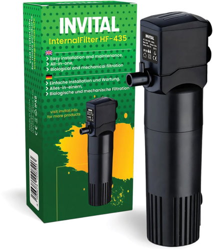 INVITAL Internal Aquarium Filter with Spray Bar, 435 L/h - Aquarium Filter - Main image