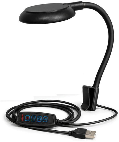 INVITAL Elegant Flexible Aquarium Light with Manual Controller, 7W, Black - Aquarium Lighting - Main image