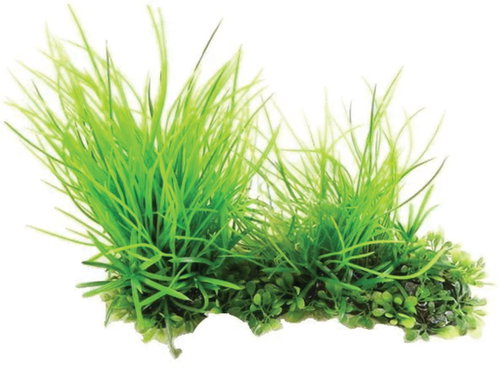 INVITAL Plastic Aquarium Grass for Fish Tanks, 33 × 12 × 22cm - Aquarium Decoration - Main image