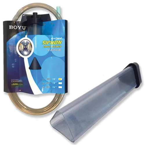 Boyu Triangular aquarium gravel cleaner, 25.8 × 3.8cm - Aquarium Supplies - Main image