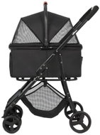 Milly Mally Qppet Bobbie Pet Stroller, kočárek pro psy a kočky, černý, do 15 kg, skládací - Pet Stroller