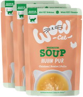 WOW Cat kapsička Soup Kuřecí polévka Adult 3 × 40 g - Cat Soup
