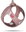 Curli Air-Mesh Dog Harness with Clasp, Rose, M, 6–9kg