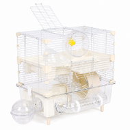 Petsi NAI-HC51 Klec pro hlodavce s příslušenstvím, 3 patra, bílá - Cage for Rodents