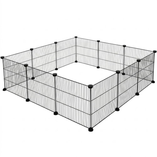 Kerbl Výběh pro králíky, morčata a jiné hlodavce, modulární, 12 ks - Pen for Rodents - Main image