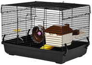 Petsi NAI-HC12 Klec pro křečky a myši s příslušenstvím a madlem, černá - Cage for Rodents