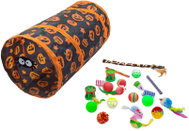 ZOOTED Sada hraček pro kočky s tunelem Halloween, 22 ks - Cat Toy