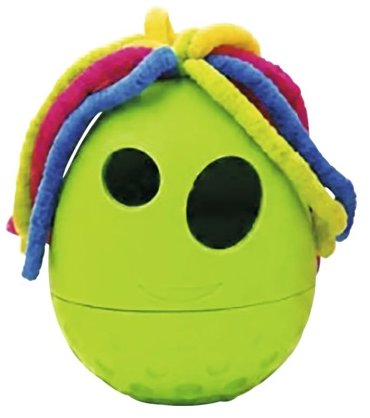 Kiwi Walker RASTAMAN Balancing Interactive Cat Toy, Green - Interactive Cat Toy - Main image
