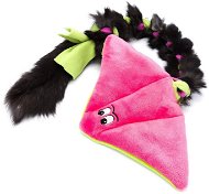 Squeaky Beasties, Great crested shrew with rabbit fur, pink - Dog Toy