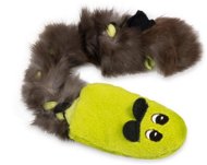 Squeaky critters, Rat with rabbit fur, green - Dog Toy