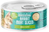 animALL pro kočky 10× Králík plátky 80 g - Canned Food for Cats