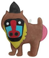 Animall Mandrill toy 22×19cm - Dog Toy