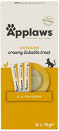 Applaws Puree Cat Lickable Chicken Purée 8 × 15g - Cat Food Pouch