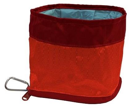 Kurgo® Travel bowl for dog Zippy Bowl red - Travel Bowl for Dogs and Cats - Main image