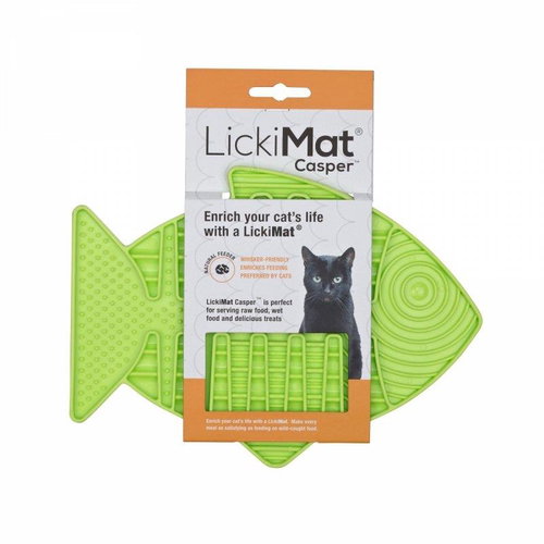 LICKIMAT Casper classic, Colour: Green - Cat Toy - Main image