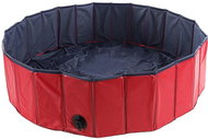 Flamingo Pool Doggy Splash Round červeno-modrý Ř 80 × 20 cm S - Dog Pool