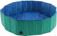 Flamingo Pool Doggy Splash Round zeleno-modrý Ř 160 × 30 cm L - Dog Pool