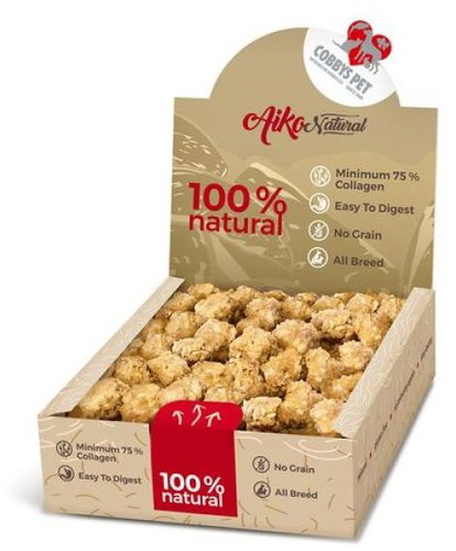 COBBYS PET Aiko Natural Ball with collagen and lungs 2,8 cm 900 g +/-100 pcs - Dog Treats - Main image