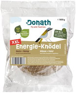 Donath Giant fat ball Energie Knödel with nuts and hemp, in organic net 500 g - Tallow Ball