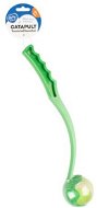 Vrhač loptičiek Duvo+ Hádzacia tyč s tenisovou loptičkou (priemer 6 cm) 6 × 8 × 40 cm zelená - Vrhač míčků