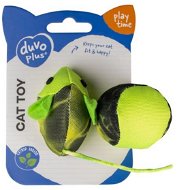 DUVO+ Hračka pro kočky s catnipem myš a míč 2 ks 16 × 3,8 × 4 cm - Cat Toy