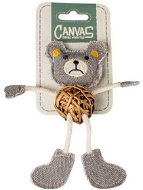 DUVO+ Canvas hračka pro kočky s catnipem Macík hnědo/šedé 1 ks 17,8 × 12 × 2,5 cm - Cat Toy