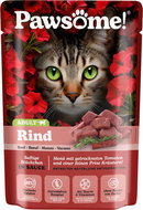 Pawsome! Adult with beef 85 g - Cat Food Pouch