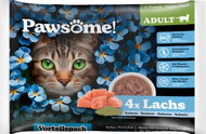 Pawsome! Adult with salmon Multipack 4x85 g - Cat Food Pouch
