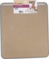 Flamingo Matz Mat in front of cat litter box beige 60 × 70 cm - Doormat