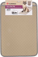 Flamingo Matz Mat in front of cat litter box beige 61 × 41 cm - Doormat