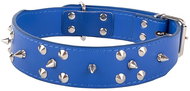 Verk 19364 Collar with spikes 62 × 3,5 cm blue - Dog Collar