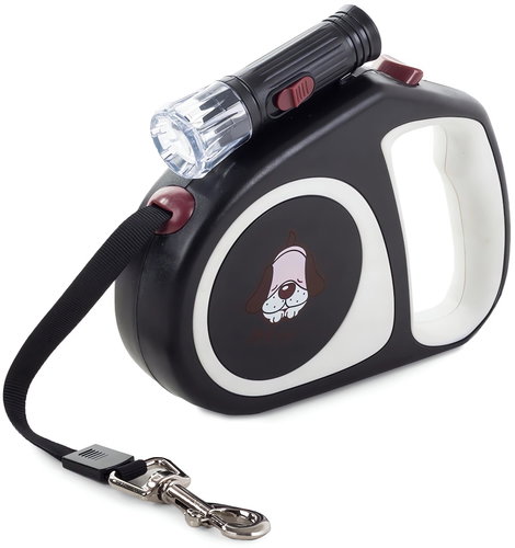 Verk 19095 Self-retracting leash 5 m 15 kg black - Leash - Main image