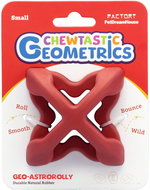 Petdreamhouse Chewtastic Geometrics Geo-AstroRolly - red - Dog Toy