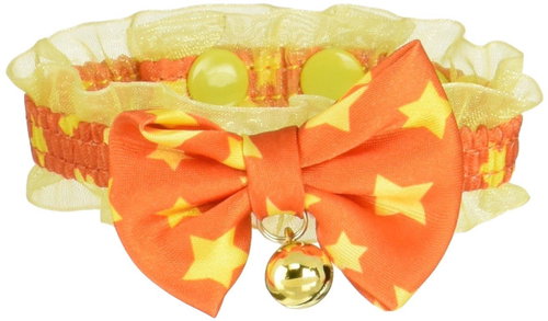Japan Premium Safe collar with anti choking system orange, size SSS - Cat Collar - Main image