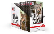 VET EXPERT RAW PALEO Sterilised Cat Beef 12 × 100 g - Cat Food Pouch