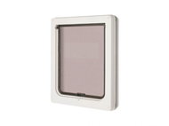 Kerbl Dog Mate 2-way Dog-Clap, 2-way, magnetic, white - Dog Door