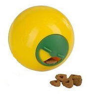 Kerbl Ball for treats 7,5 cm, yellow - Cat Toy