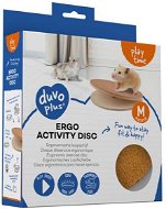 DUVO+ Běhací disk dřevěný pro křečky a myši  M - 25 × 25 × 7 cm - Hračka pro hlodavce