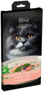 Mavsy Cat Creamy Superfood lízací pyré Filet z tuňáka s lososem, šantou a vojtěškou 5 × 15 g - Kapsička pro kočky