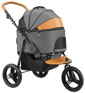 Surtep Luxury Stroller, Brown/Black - Pet Stroller
