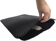 Surtep cat litter tray, black, 45 × 60 cm - Doormat