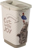 Rotho kontejner na krmivo Cody 25 l, Cat with Joy - Zásobník na granule