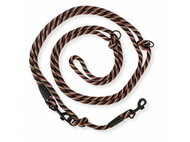 PafDog switchable adjustable leash 10 mm, 5 m, brindle - Leash