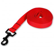 PafDog ultralight tracking leash flat with hand loop 20 mm, 10 m, red - Leash