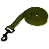 PafDog ultralight tracking leash flat with hand loop 20 mm, 20 m, khaki green - Leash