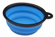 Surtep Silikonová skládací miska 500 ml, barva Modrá - Dog Bowl