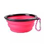 Surtep Silikonová skládací miska 500 ml, barva růžová - Miska pro psy